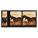 Horses in Love Trifold Wallet Casual Travel Wallet Fashion Credit Card Holder Minimalist Front Pocket for Men Women