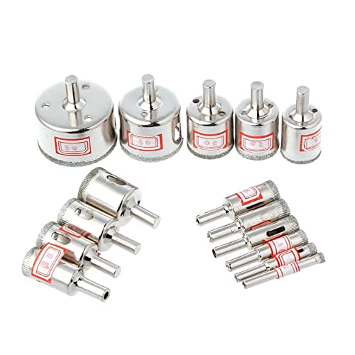 Juego de 15 Brocas Diamante 6mm-50mm para Mármol y Cerámica miniatura 1