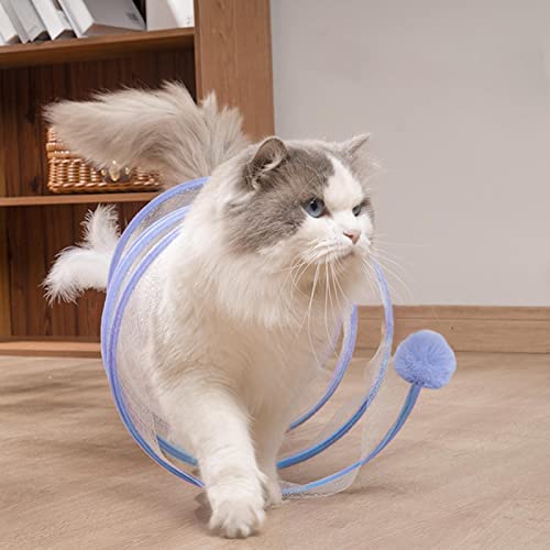 Túnel de gato em forma de S,Túnel de Gato Tubo Brinquedo Dobrável para Animais de Estimação - Brinqu