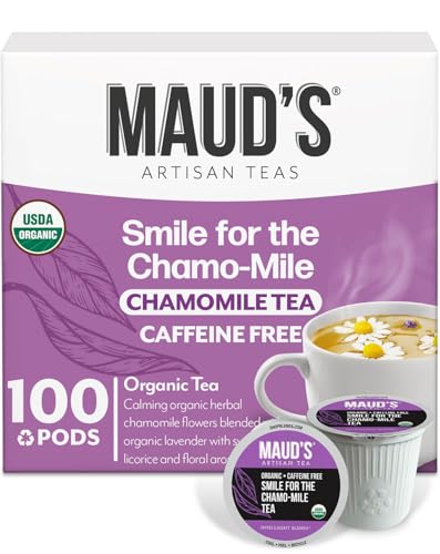 Image of Maud's Organic Chamomile Lavender Tea Pods - 100ct