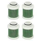 Viupolsor 4 StüCke 6D8-WS24A-00 Kraftstofffilter für 40-115Hp F40A F50 T50 F60 T60 F70 F90 F115 Motor Marine AußEnborder, GrüN