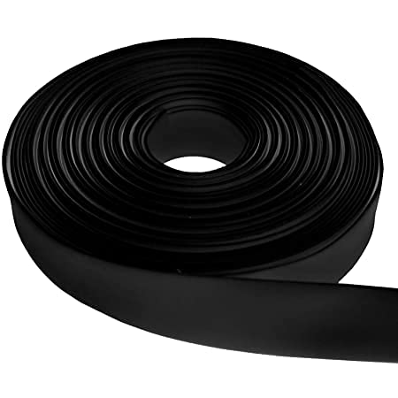 50 FT 1 1/4" 32mm Polyolefin Black Heat Shrink Tubing 2:1 Ratio