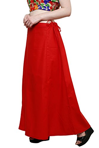 Image of Pistaa combo of 3 Women's Cotton Best Indian Readymade Inskirt Saree petticoats