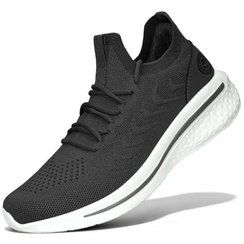 Image of Pujcs Womens Walking Running Shoes Slip-on Breathable Mesh Tennis Sneakers | Lightweight Non-Slip Shoes-Cushioned Athletic Sneakers for Gym Hiking Workout Casual Work