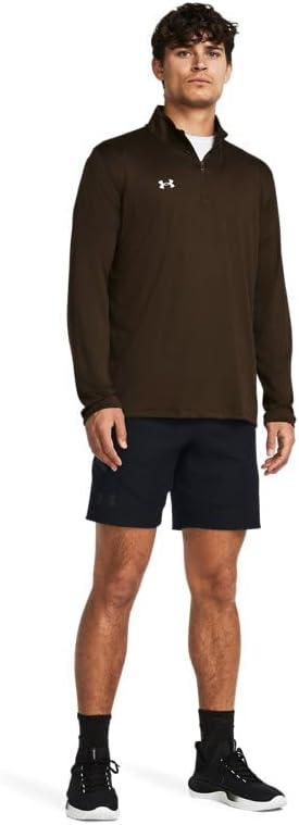 Under Armour Men's Team Tech 1/4 Zip Loose Royal Blue Long Sleeve Shirt - Image 3