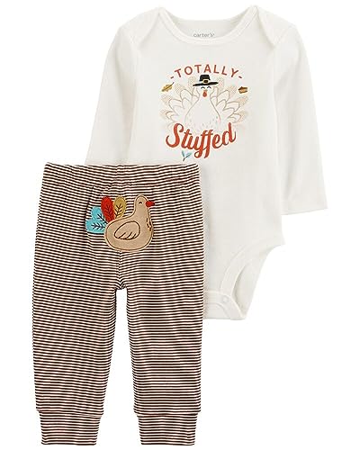 Body Thanksgiving bébé Carter's 2 pièces vêtement automne coton confortable nouveau-né