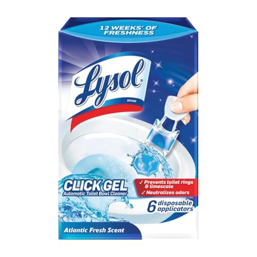 Lysol Click Gel Automatic Toilet Bowl Cleaner, Gel...