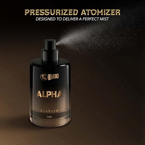 Image of BEARDO Alpha Leather Elixir 30ml | Extrait De Parfum | Leathery Perfume For Men | Long Lasting Perfume | Premium Gift For Man | Gift For Husband | Boyfriend