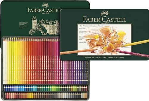 Faber-Castell 110011 - Estuche de Metal con 120 Lápices de
