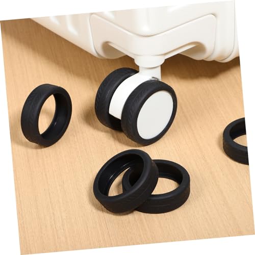 8pcs Silicone Suitcase Wheel Covers Luggage Wheel Protectors for Easy Installation4