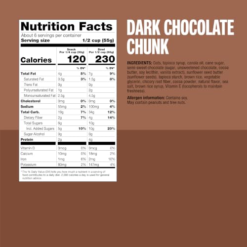 Kind Soft Baked Granola, Dark Chocolate Chunk, Gluten Free, Healthy Snack Mix, 4g Protein, 11oz, 5 Count - image 2