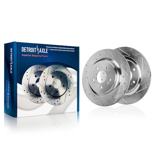 Image of Detroit Axle - 8pc Brake Kit for 2018-2023 Honda Odyssey 2019 2020 2021