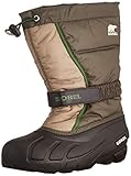 Sorel Unisex Youth Flurry™ Schneestiefel, Grün Alpine Tundra, 37 EU