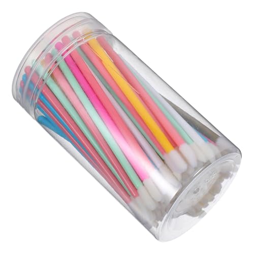 NOLITOY Lip Brush Exfoliating 100pcs Lip Makeup Brushes Lipstick Gloss Wands Beauty Tools for Women