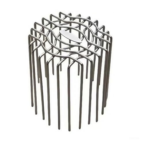 Rejilla Desague Jardin De Acero Inoxidable Que Bloquea Los Residuos. Protección De Drenaje, Balcones, Jardines Y Tuberías. Gestión Del Agua De Lluvia Sin Obstrucciones.(90mm)