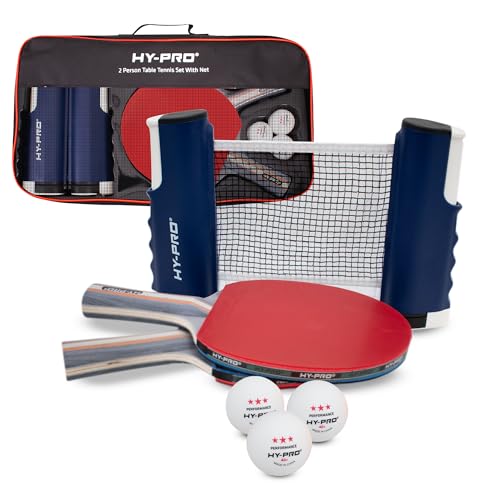 Kit de tennis de table complet et portable avec sac de transport pour toute la famille