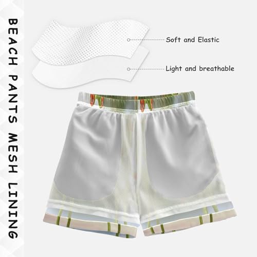 Boys Trunks, Anti Chafe Swim Trunks for Boys 2 T, Funny Frogs4