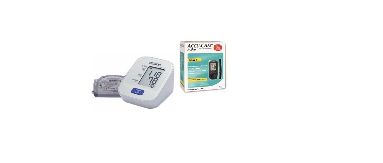 Omron 7120 BP Monitor and Accu Check Active Glucometer Combo (Multicolor) (B07FN881D5) Amazon Price History, Amazon Price Tracker
