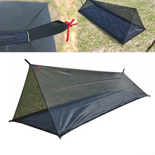 Carpa de malla ultraligera para camping, 1 persona miniatura 3