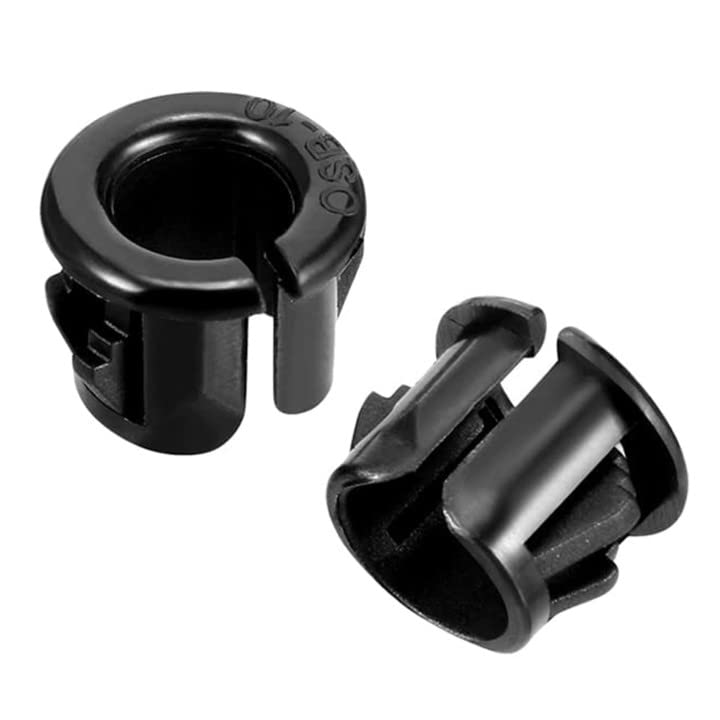 Snapklik.com : 100Pcs Cable Snap Bushing Grommet 10mm Nylon Round Snap ...
