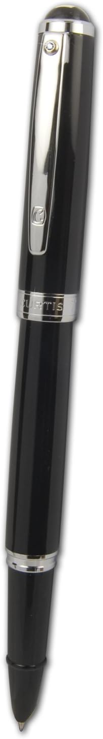 Curtis Australia Komo Diamond Fountain Pen, Black Chrome (KOMCHRBKFP)