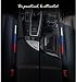 2 PCS Universal Auto Kunstleder Autositz Lückenfüller Abstandshalter Sitzlückenfüller Stopfen Kompatibel mit PKW SUV LKW (B)