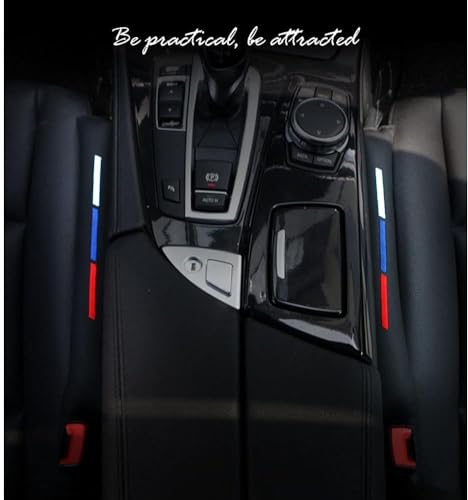 2 PCS Universal Auto Kunstleder Autositz Lückenfüller Abstandshalter Sitzlückenfüller Stopfen Kompatibel mit PKW SUV LKW (B)