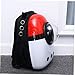 POPETPOP Outdoor Pet Backpack Red with Ventilation Breathable Dog and Cat Carrier Bag Versatile Handbag and Shoulder Bag for Travel and Outdoor Use