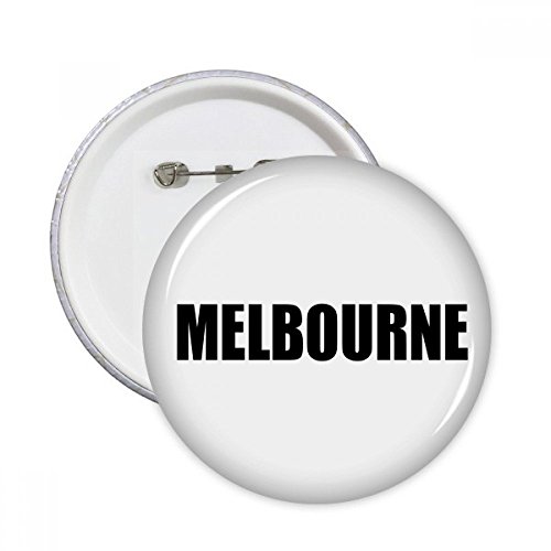 Pins Bouton Badge Melbourne Australie DIYthinker Décoration Vêtements Multicolore XL