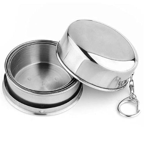 HK ENTERPRISES Portable Folding Stainless Steel Travel Camping Water Mug - 75ml, Silver - Compact and Durable Insulated Tumbler for Hiking, Camping, and Commuting (B0CY5GB7HY) Amazon Price History, Amazon Price Tracker
