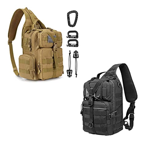 G4Free Tactical Edc Sling Bag Backpack With Pistol Holster And Molle Sling Bag Military Style For Concealed Carry #TOP27