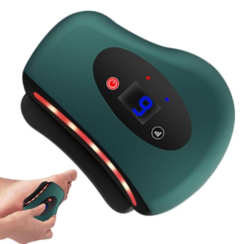 Raspadores recargables – Dispositivo de masaje de tejido profundo, masajeador de recuperación portátil, raspador de muscular para piernas, pies, espalda, hombros, atletas, l