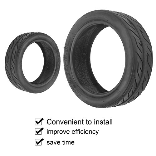 Fdit Roue d'aspirateur de scooter Pneu de couverture de pneu de Scooter électrique 10x2.70-6.5