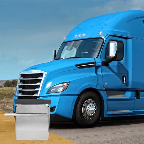 czyopo 24" x 24" Stainless Steel Quarter Fenders Kit Set for Semi Truck with Tube Bracket and Mounting Hardware Half Fenders Fit for Freightliner,Kenworth,Volvo,Peterbilt,etc(1 Pair) by czyopo - Image 7