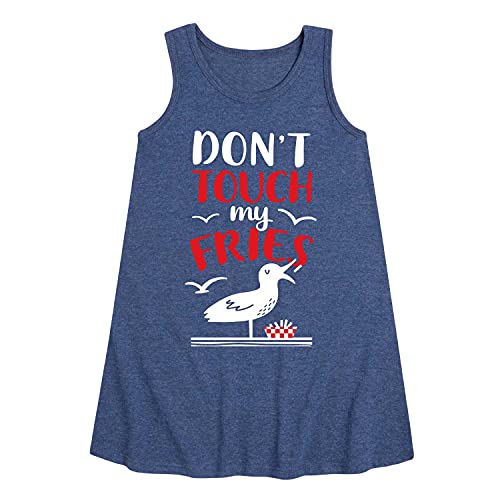 Instant Message - Don't Touch Seagull - Toddler and Youth Girls Aline Dress