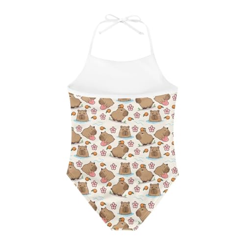 Image of ELEQIN Swimwear Swimsuit One Piece Girls Bathing Suit Animal Pattern 1-10 Years