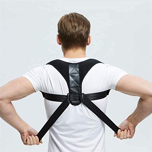 YXYOL Fully Adjustable Straightener Comfy Brace Posture Corrector for Men and Women Back Brace for Mid, Upper Spine Support- Neck, Shoulder, Clavicle and Back