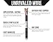 Voltive 16/4 Speaker Wire - 16 AWG/Gauge 4 Conductor - UL Listed in Wall (CL2/CL3) and Outdoor/In Ground (Direct Burial) Rated - Oxygen-Free Copper (OFC) - 500 Foot Bulk Cable Pull Box - Black