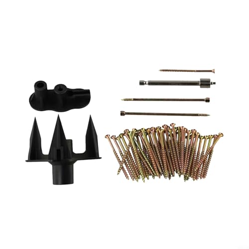 Squeaky Floor Solutions Kit de reparación completo con 250 tornillos y herramientas para suelos de madera (A)