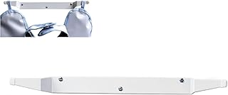 AmeriCan Goods X-Ray Apron Hanger Stainless Steel White Coated Economy Apron Hanger Holder Compatible with Dual, Coat or Tech Style Aprons