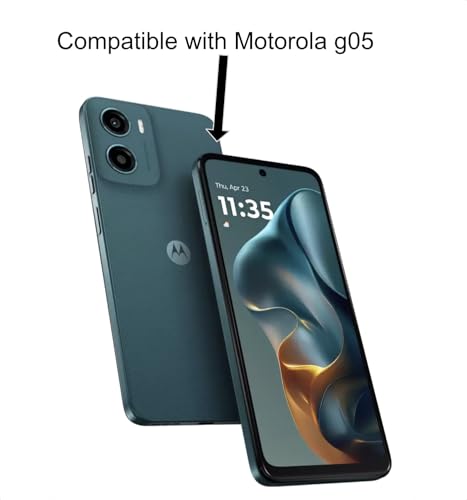 Image of FAD-E Tempered Glass Screen Protector Guard Compatible for Motorola Moto g05 (Transparent)