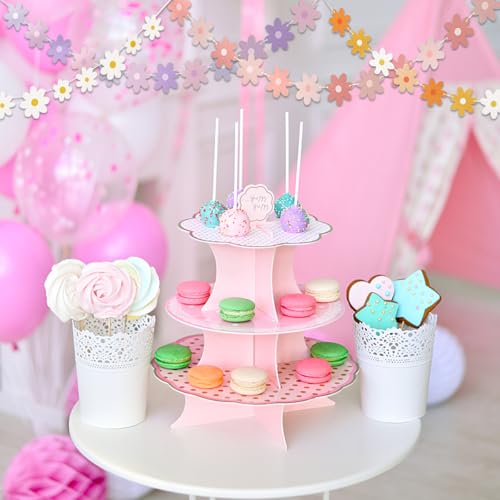 Pancartas de margaritas de colores para decoraciones de fiesta infantil y baby shower boho 5