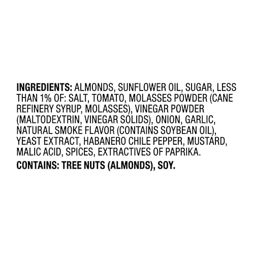 Image of Blue Diamond Almonds Habanero BBQ Flavored Snack Nuts, 25 Oz Resealable Bag (Pack of 1)