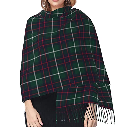 Winter Warm Wrap Shawl Modern Tartan Of The Scottish Clan Nesbitt Print Scarves Blanket Scarf For Women Men4