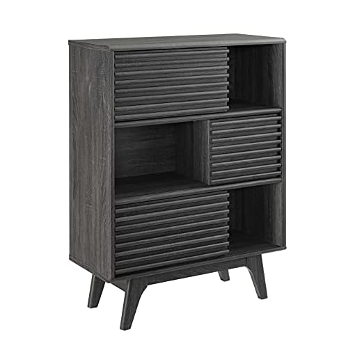 Modway Render Mid-Century Modern Two-Tier Display Stand - Image 3