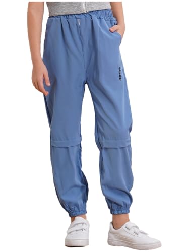 Kids Boys Cargo Jogger Pants Casual Elastic Waist Athletic Hiking Pants Trousers Outdoors Lightweight Sweatpants2