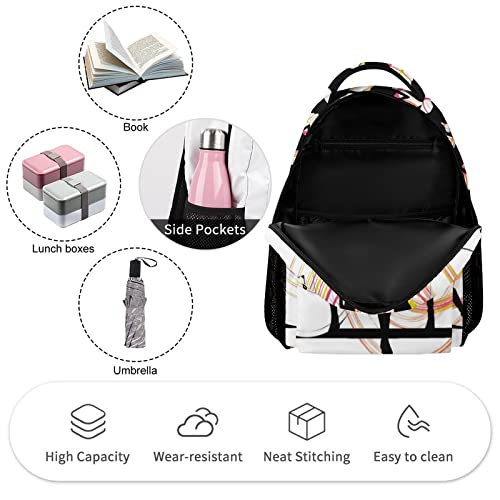 Sac à dos voyage imperméable grand format avec compartiment ordinateur portable