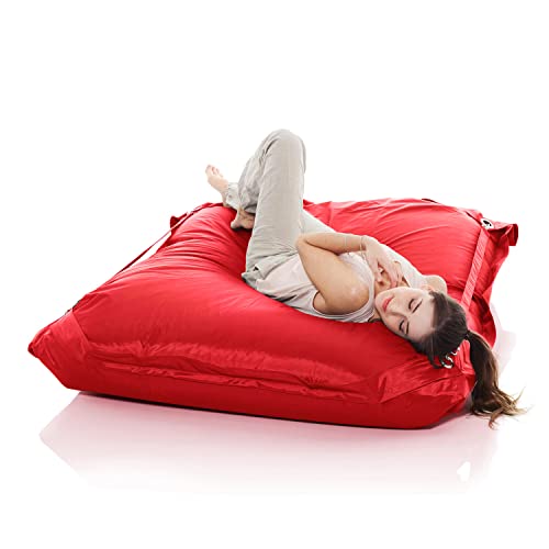 SMOOTHY Original Supreme Indoor & Outdoor Sitzsack XXL 450L Riesensitzsack Sitzkissen Sessel für...