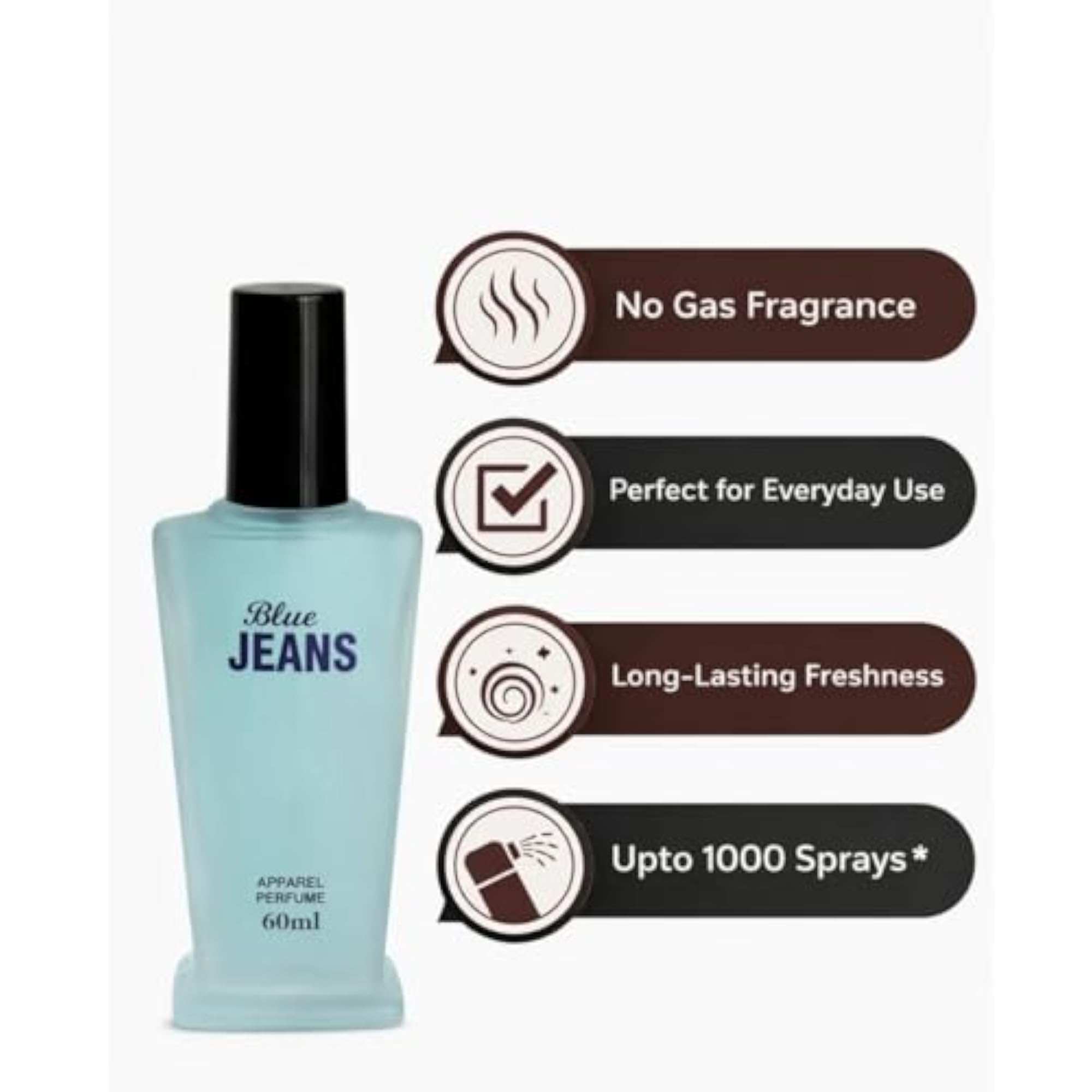 Blue Jeans Eau De Parfum for Men 60ml, Fresh Fragrance