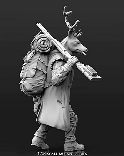 Figura modelo resina 1/24 sin pintar ni ensamblar miniatura 6
